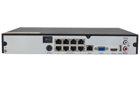 PX-NVR0881H-P8 - rejestrator sieciowy z wbudowanym switchem 8x PoE