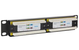 PP12V-1U-UTP6/B - patch panel 10