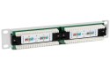 PP12V-1U-UTP5E/W - patch panel 10" - 12-portów UTP 5e