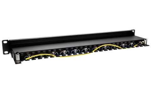 PP24H-1U-FTP6A/B - patch panel 19" - 24-porty FTP6a