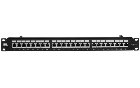 PP24H-1U-FTP6A/B - patch panel 19" - 24-porty FTP6a