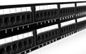 PP48 - patch panel 19" - 48-portów UTP 5e