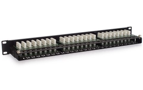 PP48E - patch panel 19" - 48-portów UTP 5e