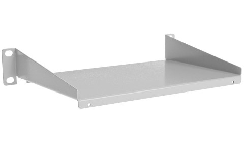 PD450-IN10-W - półka uniwersalna 10" 1U 149mm z mocowaniem doczołowym
