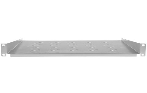 PD600W - półka uniwersalna 19" 1U 350mm z mocowaniem doczołowym