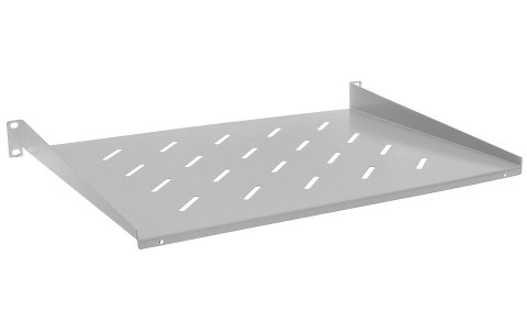 PD600W - półka uniwersalna 19" 1U 350mm z mocowaniem doczołowym