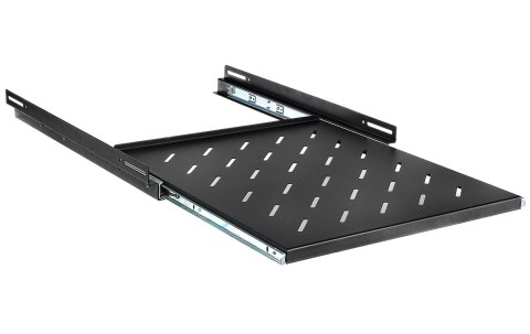 PWD800B - półka wysuwana 19" 1U 500mm z mocowaniem bocznym