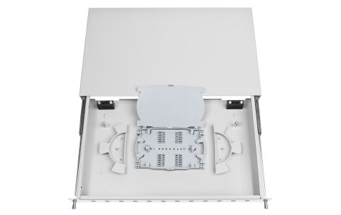 SBF12SCSX/W - przełącznica światłowodowa 19" 1U 12xSC simplex z prowadnicami