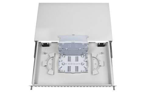 SBF24SCSX/W - przełącznica światłowodowa 19" 1U 24xSC simplex z prowadnicami