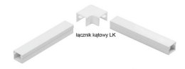 Osprzęt do listew elektroinstalacyjnych, łącznik kątowy BIAŁY LK 25x18 (1szt.)
