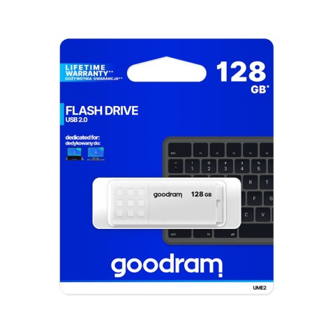 Pendrive Goodram USB 2.0 128GB biały