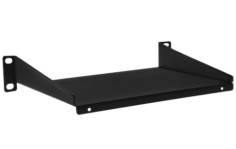 PD450-IN10-B - półka uniwersalna 10" 1U 149mm z mocowaniem doczołowym