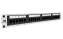 PP24V-1U-UTP5E-W - patch panel 19" - 24-porty UTP 5e