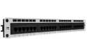 PP24V-1U-UTP6A-W - patch panel 19" - 24-porty UTP 6a