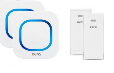 Dzwonek Bezprzewodowy 2 Przyciski, 2 Odbiorniki