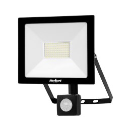 Reflektor Led Rebel 50W ( 84X 2835 SMD) 4000K z sensorem ruchu i zmierzchu, 230V