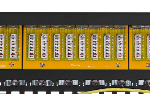 PP24H-1U-FTP6A/B - patch panel 19" - 24-porty FTP6a