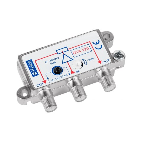 Rozgałęźnik TV RTA 120-aktywny 2-wyjścia-TELMOR