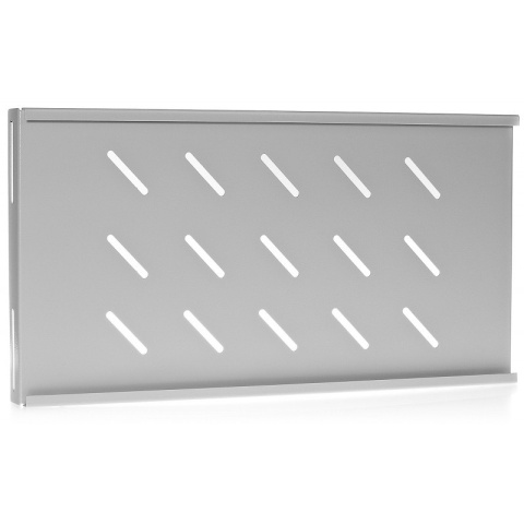 PZ450W - półka stała 19" 1U 250mm z mocowaniem bocznym