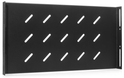 PZ450W - półka stała 19" 1U 250mm z mocowaniem bocznym
