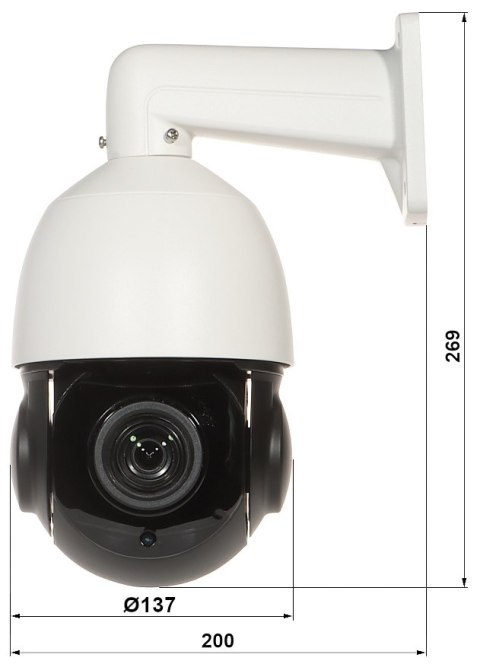 KAMERA IP OBROTOWA ZEWNĘTRZNA OMEGA-23P18-8 - 1080p 5.35 ... 96.3 mm