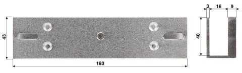 UCHWYT TYPU U BZE-U-280