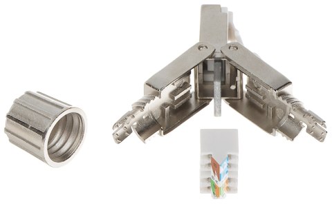 WTYK MODULARNY EKRANOWANY RJ45/FTP8-HAND