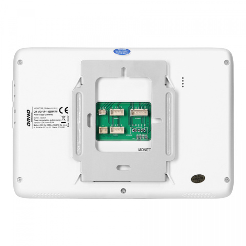 Wideo monitor bezsłuchawkowy, kolorowy, LCD 7", do zestawów z serii INDI i SCUTI, otwieranie bramy, interkom, biały