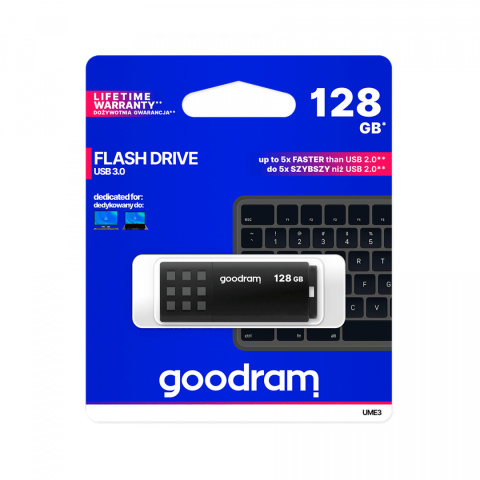 Pendrive Goodram USB 3.0 128GB czarny