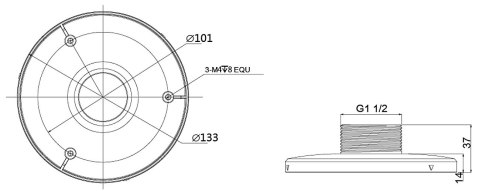 ADAPTER KAMER SZYBKOOBROTOWYCH PFA103 DAHUA