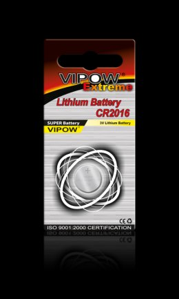 Bateria VIPOW EXTREME CR2016 1szt/blist.