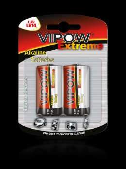 Baterie alkaliczne VIPOW EXTREME LR14 2szt/bl.