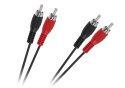 Kabel 2xRCA-2xRCA 1,5m 3mm