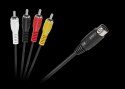 Kabel DIN-4 x RCA 1,8m