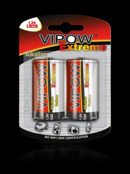 Baterie alkaliczne VIPOW EXTREME LR20 2szt/bl.