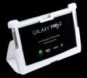 Etui białe dedykowane do Samsung Galaxy Tab P5100 (skóra naturalna)