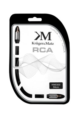 Kabel 1RCA-1RCA 0.5m Kruger&Matz