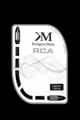 Kabel 1RCA-1RCA 1.0m Kruger&Matz