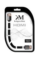 Kabel HDMI - HDMI wtyk-wtyk (A-A) 3.0m Kruger&Matz