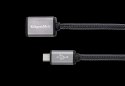 Kabel USB - micro USB gniazdo-wtyk 1.0m Kruger&Matz