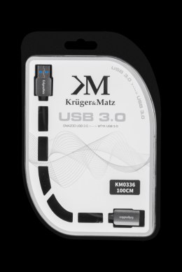 Kabel USB3.0 wtyk - gniazdo 1m Kruger&Matz