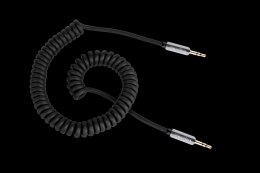 Kabel stereo jack 3.5 wtyk - wtyk 1.5m Kruger&Matz kabel sprężynka