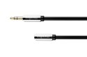 Kabel wtyk - gniazdo proste jack 3.5 stereo 1.0m Kruger&Matz