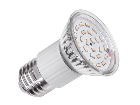 Lampa LED (24x3014 SMD) 4.5W, E27, 3000K, 230V (szklana obudowa)