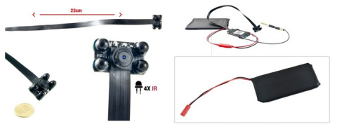 Mini kamera WIFI 1080P S06nb v4 4xIR black