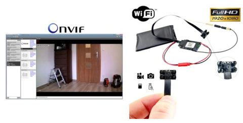 Mini kamera WIFI 1080P S06nb v4 4xIR black