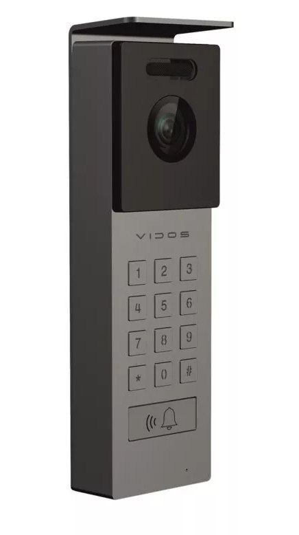 S12D - Jednoabonentowa stacja bramowa z kamerą i zamkiem szyfrowym