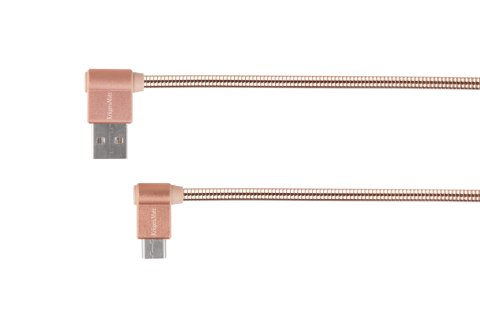 Kabel USB - wtyk kątowy typu C 1m 3A Kruger&Matz