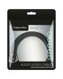 Kabel jack 3.5 wtyk kątowy stereo - 3.5 wtyk 1.8m