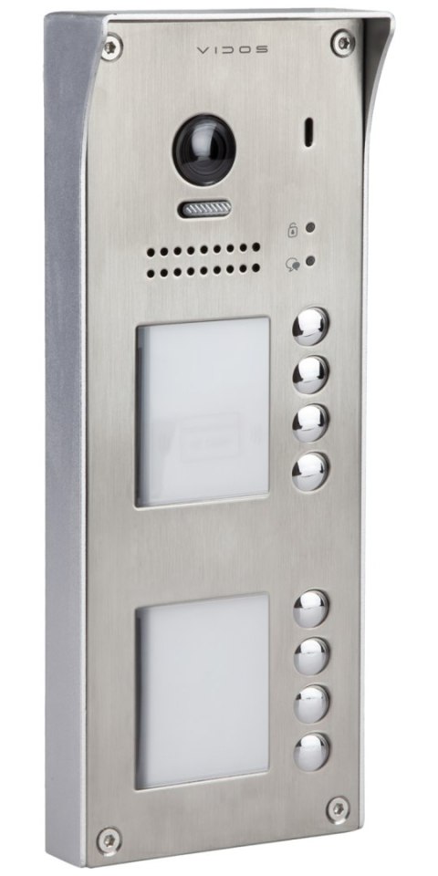 S1108A - ośmioabonentowa stacja bramowa z czytnikiem RFID